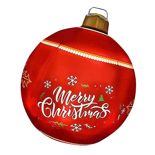 GALPADA Aufblasbare Weihnachtskugel Rot Groß Øcm Outdoor Weihnachtsdeko Robust Wetterfest Für Festliche Weihnachtsdekoration GALPADA Aufblasbare Weihnachtskugel Rot Groß Øcm Outdoor Weihnachtsdeko Robust Wetterfest Für Festliche Weihnachtsdekoration von GALPADA