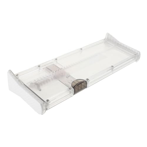 GALPADA Ausziehbare Schubladenteiler aus Transparentem Verstellbar für Kleider Küchen Büroaufbewahrung Flexibles Ordnungssystem für Effiziente Schrank Schubladenorganisation von GALPADA