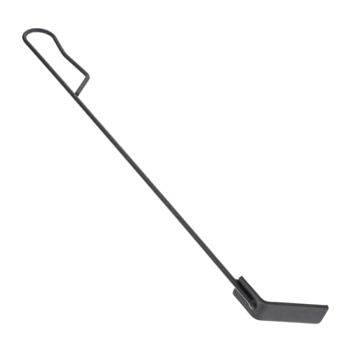 GALPADA BBQ Ascheschaufel aus Verschleißfestem Eisenlegierungsmaterial Leicht und Tragbar Praktisches Grillreinigungswerkzeug für Haushalt Kamin und Holzkohlegrill Langlebig und Einfach von GALPADA