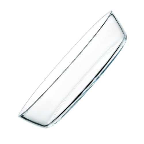 GALPADA Backschale Oval Transparente Servierplatte für Mikrowelle Kühlschrank Vielseitig für Desserts und Langlebig und Leicht zu Reinigen von GALPADA