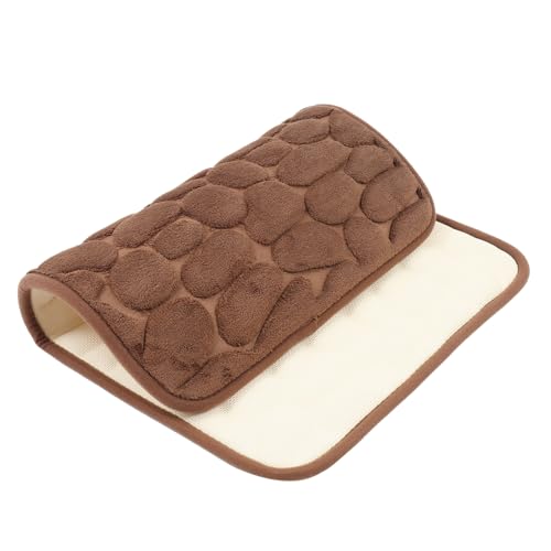 GALPADA Badezimmer Rutsch Teppich Weicher Dicker Badvorleger aus Atmungsaktivem Material rutschfeste Bodenmatte für Wc und Dusche Waschbarer Fußmatte in Kaffee von GALPADA