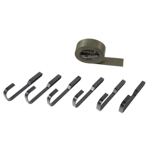 GALPADA Baumständer Jagdhaken mit Robusten Haken und Grünem Gurt Tragbare Baumkletterausrüstung für Sicheres Aufhängen von Jagdzubehör Vielseitig und Wetterbeständig für Outdoor und von GALPADA