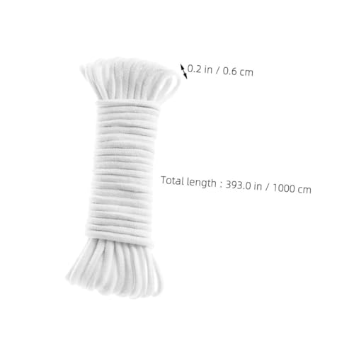 GALPADA Baumwollkordel für Selbstbewässerung Blumentopf Bewässerungssystem Saugfähige Pflanzenschnur DIY Hydroponik Zubehör Flexibel Zuschneidbar Starke Wasserleitfähigkeit Langlebig von GALPADA