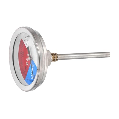 GALPADA Bbq Grillthermometer Edelstahl Präzises Bimetall Thermometer für Fleisch Ofen Temperaturanzeige Handlich und Langlebig für Outdoor Grillen GALPADA Bbq Grillthermometer Edelstahl Präzises Bimetall Thermometer für Fleisch Ofen Temperaturanzeige Handlich und Langlebig für Outdoor Grillen von GALPADA