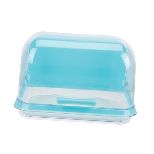GALPADA Besteck Aufbewahrungsbox mit Ablaufrinne Transparenter Deckel Blau Vielseitiger Milchflaschen Organizer Trocken und Nasslagerung BPA frei Leicht zu Reinigen Für Babygeschirr und von GALPADA
