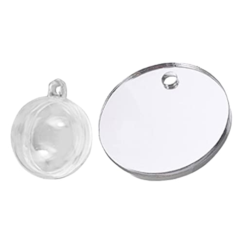 GALPADA Betta Fisch Spiegel Doppelseitig aus Acrylglas mit Schwimmendem Ball Langlebiges Aquarium Zubehör und Dekoration für Betta Aquarien und Kleine Fischbecken von GALPADA