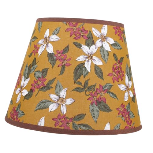 GALPADA Blumenmuster Lampenschirm Stoff Lampenschirm für Wand Tisch Stehlampe Schlafzimmer Wohnzimmer Langlebig Robust Textil Klein GALPADA Blumenmuster Lampenschirm Stoff Lampenschirm für Wand Tisch Stehlampe Schlafzimmer Wohnzimmer Langlebig Robust Textil Klein von GALPADA