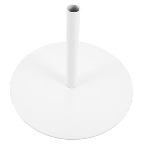 GALPADA Blumenständer Weiß Blumenhalter Metall Hochwertige Fixierbasis für Hochzeitsdekoration Stabiler Blumenarrangement Sockel für Papierblumen und DIY Floristik von GALPADA
