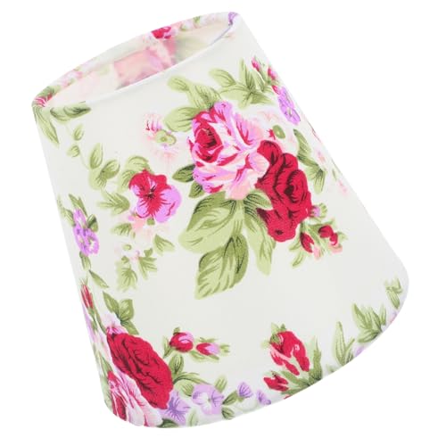 GALPADA Blumiger Lampenschirm für Tisch und Stehlampe Clip Design Dekorativer Stoff Kompatibel mit Glühbirnen für Gemütliche Wohnräume GALPADA Blumiger Lampenschirm für Tisch und Stehlampe Clip Design Dekorativer Stoff Kompatibel mit Glühbirnen für Gemütliche Wohnräume von GALPADA