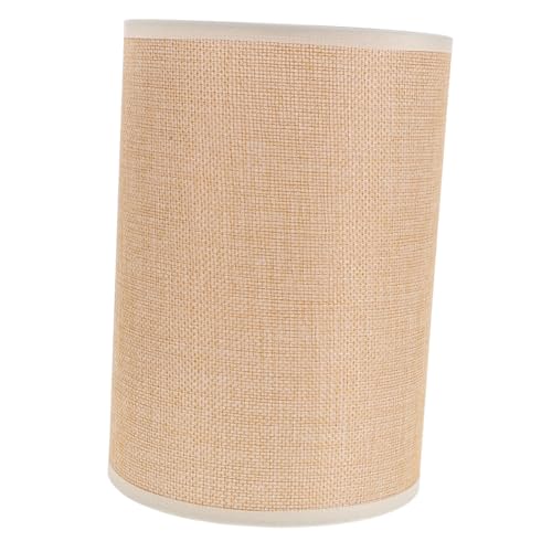 GALPADA Boho Lampenschirm aus Leinenstoff Trommelform Sanftes Licht Vielseitig Einsetzbar für Pendelleuchte Stehlampe Tischlampe für Gästezimmer und Essbereich Einfache Montage von GALPADA