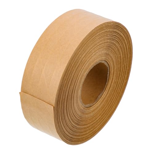 GALPADA Braunes Kraftpapier packband Wasserfest Hochklebend Hitzebeständig Beschreibbar Umweltfreundlich Biologisch Abbaubar Starkes Verpackungsband für Kartons Geschenkverpackung GALPADA Braunes Kraftpapier packband Wasserfest Hochklebend Hitzebeständig Beschreibbar Umweltfreundlich Biologisch Abbaubar Starkes Verpackungsband für Kartons Geschenkverpackung von GALPADA