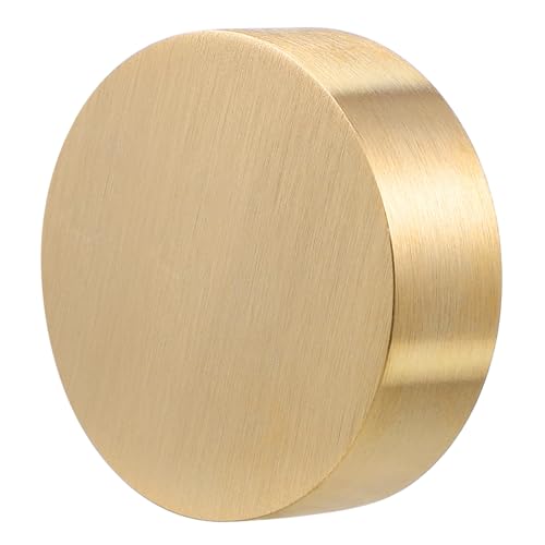 GALPADA Briefbeschwerer Rund Für Den Schreibtisch Traditionell Flach Dekorativ Für Den Schreibtisch Im Büro Minimalistisch Ausstellungsmalerei Schwer Messing Golden von GALPADA