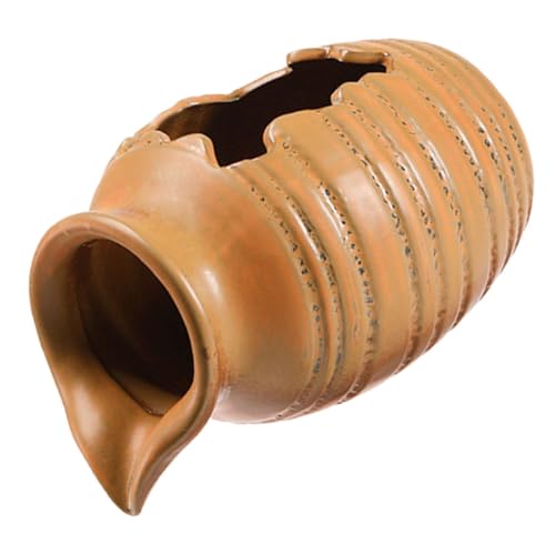 GALPADA Brunnendekoration Aus Keramik Wasserspiele Für Den Garten Kaskadierung Besonderheit Betrieben Gartenglas Wasserfallglas Für Den Außenbereich Glasbrunnen Mit Brunnenglas Led Coffee von GALPADA