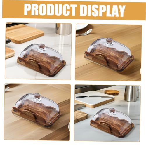 GALPADA Butterdose aus Holz mit Glasdeckel Rustikales Design Leicht zu Reinigen Stilvoller Küchenhalter für Butter und Käse Praktischer Butterbehälter für Arbeitsplatte und Servieren GALPADA Butterdose aus Holz mit Glasdeckel Rustikales Design Leicht zu Reinigen Stilvoller Küchenhalter für Butter und Käse Praktischer Butterbehälter für Arbeitsplatte und Servieren von GALPADA