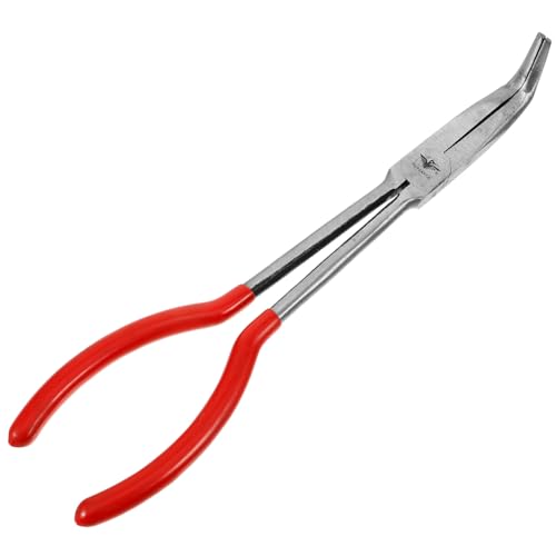 GALPADA Crucible Tongs Rot Griff Hochkorrosionsbeständig Labor Zubehör Für Gießen Schmelzen Goldgießen Schmuckherstellung von GALPADA