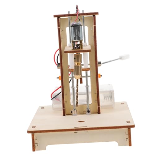 GALPADA DIY Mini Tischbohrmaschine Kompakte Miniatur Desktop Bohrmaschine Für Präzise Wissenschaftsprojekte Und Bastelarbeiten Für Hobbybastler Und Technikinteressierte von GALPADA
