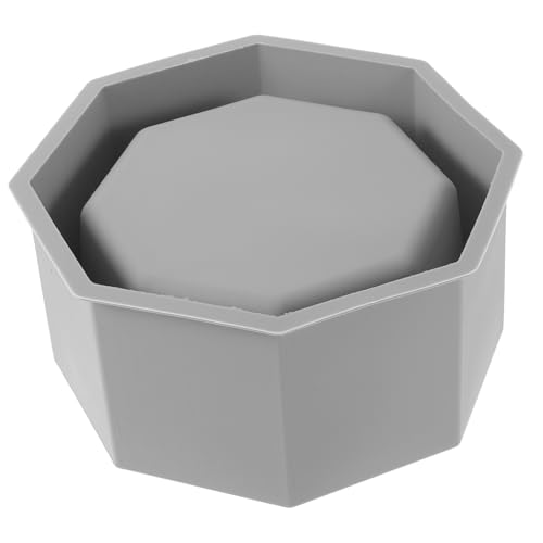 GALPADA DIY Silikonform Blumentopf Gießform Sechseckiger Pflanzgefäßmodell Für Handgemachte Epoxidharz Pflanzer Basteln Zuhause Und Laden von GALPADA