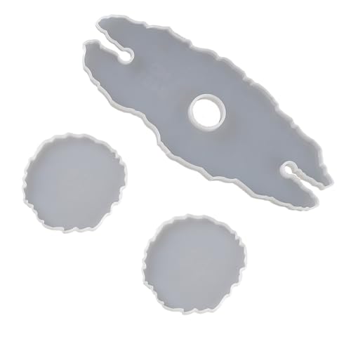 GALPADA DIY Silikonform für Weinregal und Glashalter Teiliges Flexible Langlebige Epoxidharz Gießform für Untersetzer und Unregelmäßige Tabletts für Kreative Handwerksprojekte GALPADA DIY Silikonform für Weinregal und Glashalter Teiliges Flexible Langlebige Epoxidharz Gießform für Untersetzer und Unregelmäßige Tabletts für Kreative Handwerksprojekte von GALPADA