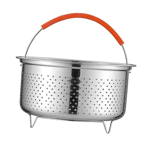 GALPADA Dampfgarer Dämpfeinsatz für Kochtöpfe Robuster Steamer für Gemüse Fisch Reis und Meeresfrüchte Gleichmäßiges Einfache Handhabung Langlebig von GALPADA