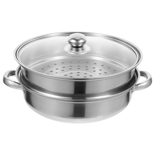 GALPADA Edelstahl Dampfgarer Für Küche Multifunktional 28cm Robust Für Gemüse Fisch Und Eier Spülmaschinenfest Dampfkochgeschirr GALPADA Edelstahl Dampfgarer Für Küche Multifunktional 28cm Robust Für Gemüse Fisch Und Eier Spülmaschinenfest Dampfkochgeschirr von GALPADA
