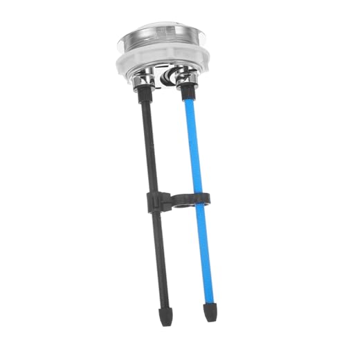 GALPADA Dauerhafter Toilettenspülknopf aus Abs und Edelstahl mit Verlängertem Druckstangen Rostfrei Verschleißfest Kompatibel für Wasserspülkasten Ersatzteil für Spülkasten Zubehör von GALPADA