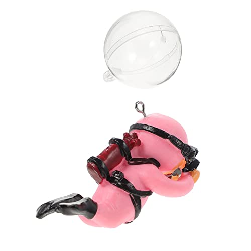 GALPADA Dekofigur Taucher für Aquarium Hochwertiges Ornament Lebendige Bringt Natürliche Fischbecken Kreative Dekoration für Ansprechendes Aquarium von GALPADA