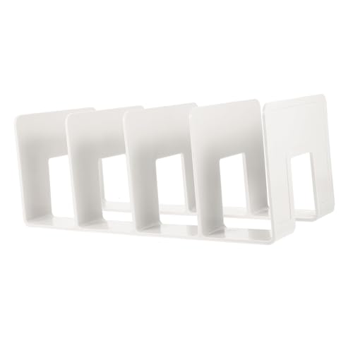 GALPADA Dekorativer Acryl Buchhalter Dokumentenorganizer Schreibtisch Aufbewahrung Bürofile Halter Multifunktional für Bücher Magazine Ordner Leicht zu Reinigen Platzsparend von GALPADA