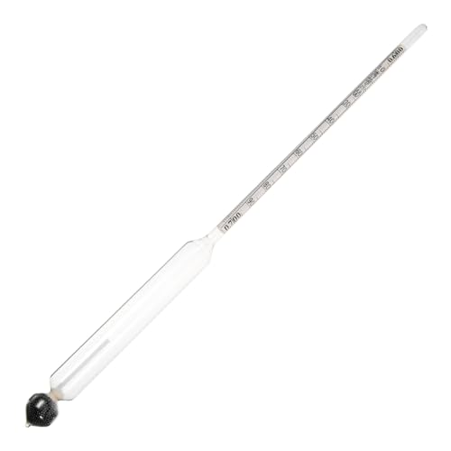 GALPADA Dichtemesser flüssiges Aräometer Aräometer-Tester Bodenfeuchtigkeitsmesser Feuchtemesser Aräometer für Hausgebräu Hydrometer-Kit Feuchtigkeitsmessgerät für zu Hause Glas von GALPADA