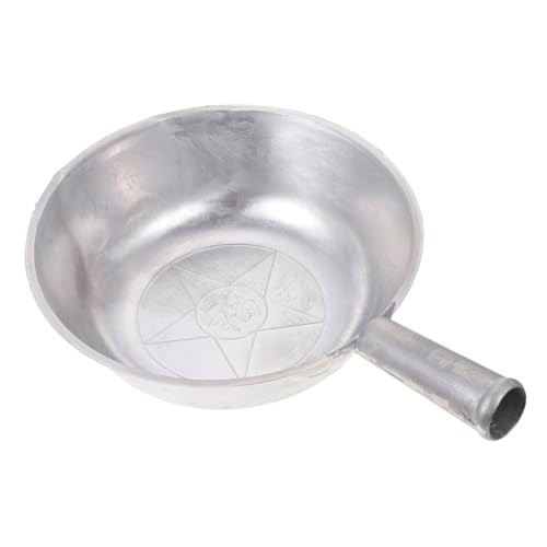 GALPADA Dickes Weißes Aluminium Wasserlöffel Küchenwasserschöpfer Ergonomisch Hitzebeständig Multifunktionale Wasserschaufel für Haushalt Garten Restaurant von GALPADA