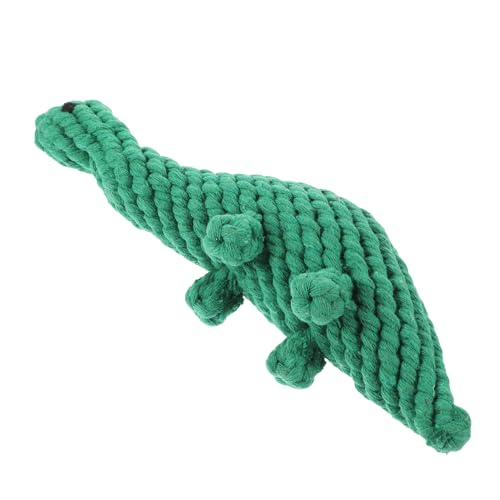 GALPADA Dinosaurier Hundespielzeug Welpen Kauspielzeug aus Robustem Material zur Zahnpflege Interaktives Haustierspielzeug Fördert Gesunde Zähne und Spielspaß von GALPADA
