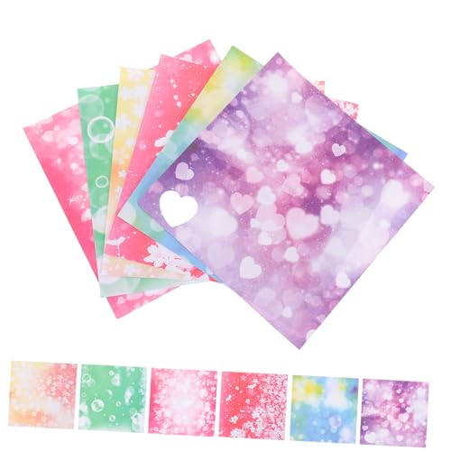 GALPADA Doppelseitiges Origami Papier Farbige Stern Muster Faltpapier Quadratisch für DIY Bastelprojekte Umweltfreundlich Innovatives Basteln GALPADA Doppelseitiges Origami Papier Farbige Stern Muster Faltpapier Quadratisch für DIY Bastelprojekte Umweltfreundlich Innovatives Basteln von GALPADA