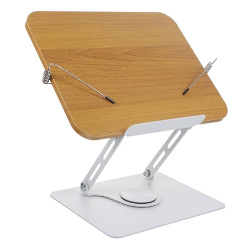 GALPADA Drehbarer Buchständer aus Holz mit Einstellbarer Höhe Tragbarer Leseständer für Schule Büro und Zuhause für Bücher Tablets und Notenständer GALPADA Drehbarer Buchständer aus Holz mit Einstellbarer Höhe Tragbarer Leseständer für Schule Büro und Zuhause für Bücher Tablets und Notenständer von GALPADA