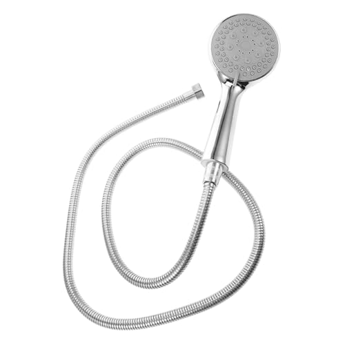 GALPADA Duschkopf Handbrause mit Großem Wasserdurchfluss Abnehmbar und Waschbar Robustes Material Starker Wasserdruck Verstärktem Schlauch Moderne Silberne Optik Einfache Montage für GALPADA Duschkopf Handbrause mit Großem Wasserdurchfluss Abnehmbar und Waschbar Robustes Material Starker Wasserdruck Verstärktem Schlauch Moderne Silberne Optik Einfache Montage für von GALPADA