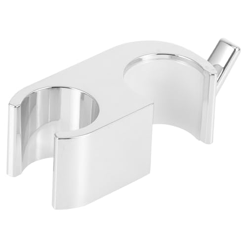 GALPADA Duschstangenhalterung ohne Bohren Verstellbarer Duschrohr Haken aus Verchromtem Abs Stabiler Shower Bar Clamp für Handbrause Praktische Montage Langlebiges Badezimmerzubehör von GALPADA