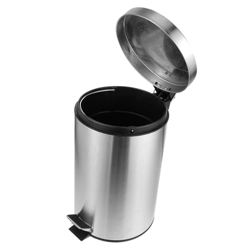 GALPADA Edelstahl Abfalleimer mit Fußpedal und Deckel Mattierter Mülleimer für Wohn und Büroräume Rostfreier Müllbehälter mit Großer Öffnung Geruchsarm und Einfach zu Reinigen Kompakter GALPADA Edelstahl Abfalleimer mit Fußpedal und Deckel Mattierter Mülleimer für Wohn und Büroräume Rostfreier Müllbehälter mit Großer Öffnung Geruchsarm und Einfach zu Reinigen Kompakter von GALPADA