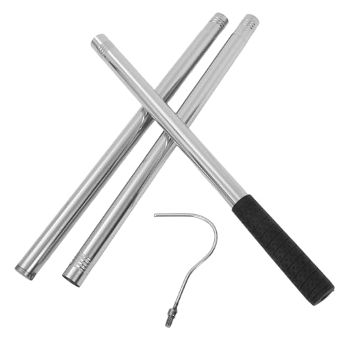 GALPADA Edelstahl Attikleiter Zugset mit Aluminiumgriff Langlebiges Pull Down System mit Haken Platzsparend und Robust für Dachbodenzugang an Wohnmobil Boot Zelt und Garage von GALPADA