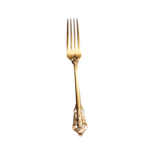 GALPADA Goldene Essgabel Aus Edelstahl Tafelgabel Serviergabel Für Western Geschirr Zum Servieren Von Speisen Fleisch Und Steaks Langlebig Und Fein Gearbeitet Geeignet Für Zuhause Büro Und GALPADA Goldene Essgabel Aus Edelstahl Tafelgabel Serviergabel Für Western Geschirr Zum Servieren Von Speisen Fleisch Und Steaks Langlebig Und Fein Gearbeitet Geeignet Für Zuhause Büro Und von GALPADA
