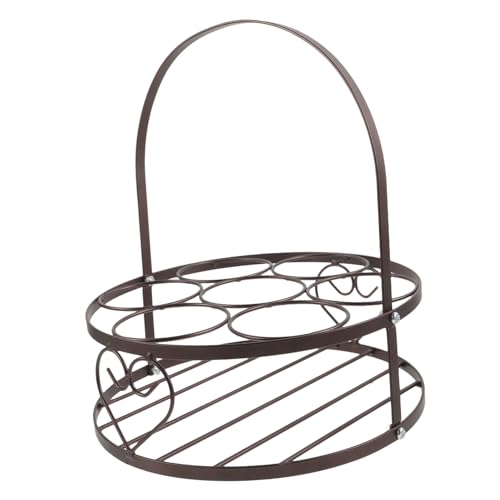 GALPADA Edelstahl Bierflaschenhalter Flaschenkörbe Robust Rostfrei Langlebig für Bar Ktv Party Restaurant Praktisch Leichter Träger für Bierflaschen und Weinflaschen von GALPADA