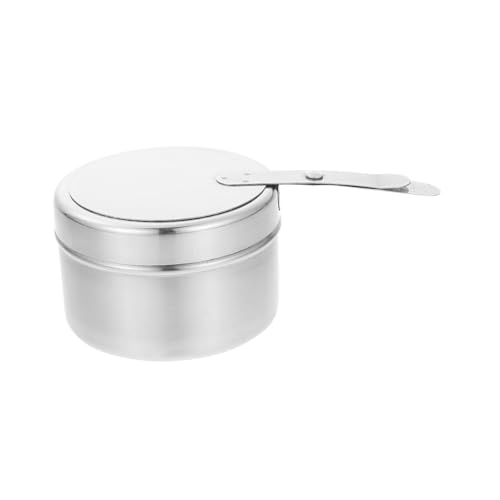 GALPADA Edelstahl Brennstoffhalter für Chafer Brennpaste Buffet Bbq Hitzebeständig Langlebig Passend für Stövchen und Warmhaltegeräte für Partys und Catering von GALPADA