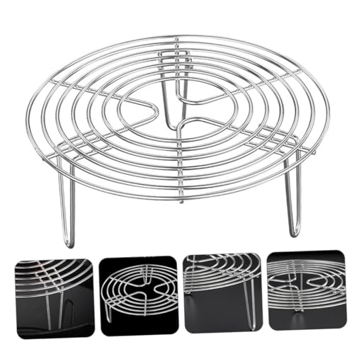 GALPADA Edelstahl Dampfgarer Einsatz Hochständer Multifunktionaler Steamer Rack für Gemüse und Backen Küchenhelfer Robust Langlebig für Haushalt und Restaurant von GALPADA
