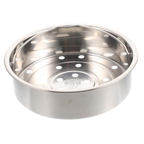 GALPADA Edelstahl Dampfgarer Einsatz mit Großem und Griff Steamer Insert Dampfeinsatz für Reiskocher Gemüse Dünsteinsatz Robust und Spülmaschinengeeignet GALPADA Edelstahl Dampfgarer Einsatz mit Großem und Griff Steamer Insert Dampfeinsatz für Reiskocher Gemüse Dünsteinsatz Robust und Spülmaschinengeeignet von GALPADA
