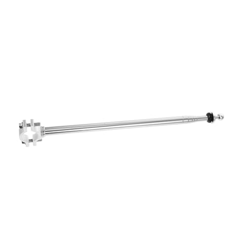 GALPADA Edelstahl Fahnenmast Halter für Motorrad und Fahrrad Robust Wetterfest Form Klemme Sichere Outdoor Flaggenstange für Fahrradlenker Langlebige Metallhalterung für Bike Handlebar von GALPADA