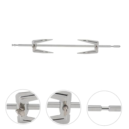 GALPADA Edelstahl Grillgabel für Küche und Bbq Rostfrei Langlebig Geeignet für Heißluftfritteuse und Rotierende Grillspieße Praktische Bbq Küchenhelfer für Gleichmäßiges Garen GALPADA Edelstahl Grillgabel für Küche und Bbq Rostfrei Langlebig Geeignet für Heißluftfritteuse und Rotierende Grillspieße Praktische Bbq Küchenhelfer für Gleichmäßiges Garen von GALPADA