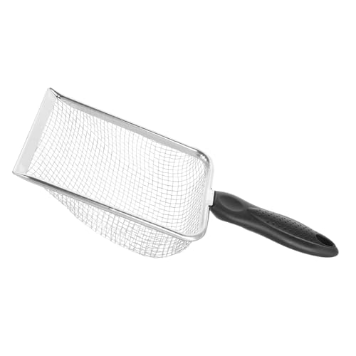GALPADA Edelstahl Reptilien Sandsieb Schaufel mit Feinem Maschennetz Robuste Metallschaufel für Effektive Reinigung von Reptilienkot und Sand Langlebiges Reptilienzubehör Leicht zu GALPADA Edelstahl Reptilien Sandsieb Schaufel mit Feinem Maschennetz Robuste Metallschaufel für Effektive Reinigung von Reptilienkot und Sand Langlebiges Reptilienzubehör Leicht zu von GALPADA