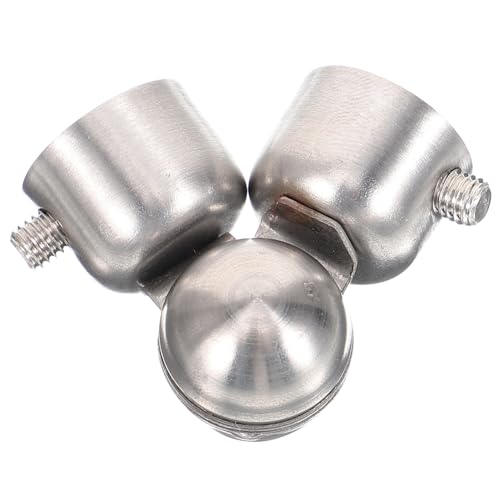 GALPADA Edelstahl Rundrohrverbinder Duct Connector mit Drehfunktion Langlebiger Schlauchanschluss für Professionelle Rohrverbindungen und Flexible Montage von GALPADA