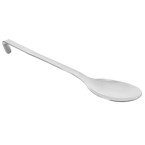 GALPADA Edelstahl Servierlöffel mit Langem Griff Großer Suppenlöffel für Buffet und Bankett Robustes Verformungsbeständiges Design Praktisch zum Portionieren und Servieren von GALPADA