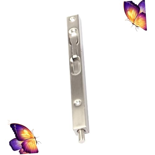 GALPADA Edelstahl Türriegel Verlängerter Unsichtbarer Bolzen Doppeltür Riegelschloss Feuerfest Türsicherung Mit Spezialgriff Für Bürotüren von GALPADA