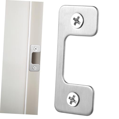 GALPADA Edelstahl Türschloss Schutzplatte Robust Türfallenabdeckung Kompatibel Einbruchschutz Türsicherheitsplatte Einfache Montage für Außen Innentüren GALPADA Edelstahl Türschloss Schutzplatte Robust Türfallenabdeckung Kompatibel Einbruchschutz Türsicherheitsplatte Einfache Montage für Außen Innentüren von GALPADA