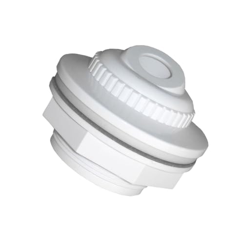 GALPADA Einstellbare Pool Düsenkopf Abs Ersatzteil mit Klemme und Gewindedichtband Langlebiges Spa Zubehör für Strömungsrichtung Einfache Installation für Wasserpflege und Poolreinigung von GALPADA