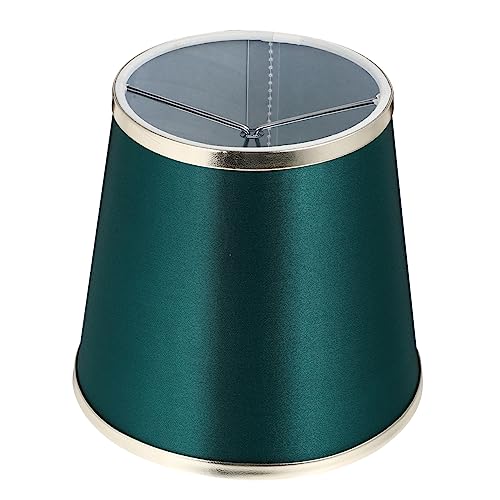 GALPADA Europäischer Stoff Lampenschirm Dunkelgrün Hängelampe für Wohnräume Tischleuchte mit Elegantem Design für Gemütliche und Stilvolle Dekoration von GALPADA
